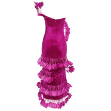 Load image into Gallery viewer, PHALARIS Feather Velvet Gown
