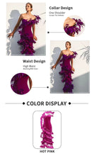 Load image into Gallery viewer, PHALARIS Feather Velvet Gown
