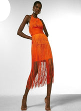 Load image into Gallery viewer, PERICALLIS Tassel Bandage Dress

