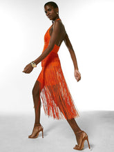 Load image into Gallery viewer, PERICALLIS Tassel Bandage Dress

