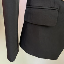 Load image into Gallery viewer, PORTEA Crystal Collar Blazer
