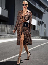 Load image into Gallery viewer, POLYSCIAS PU Leather Coat Dress
