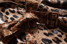 Load image into Gallery viewer, POLYSCIAS PU Leather Coat Dress
