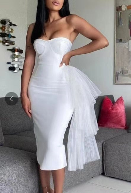 PISTIA Bandage Midi