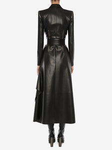 PINUS PU Long Dress