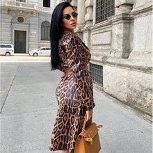 Load image into Gallery viewer, POLYSCIAS PU Leather Coat Dress
