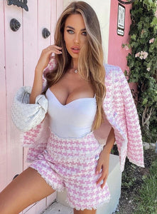 POTENTILLA Tweed Blazer Short Set