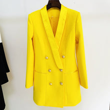 Load image into Gallery viewer, ACCA YELLOW Blazer Dress
