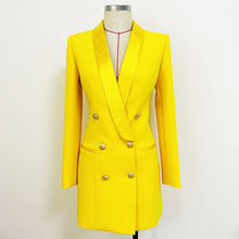 Load image into Gallery viewer, ACCA YELLOW Blazer Dress
