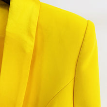 Load image into Gallery viewer, ACCA YELLOW Blazer Dress
