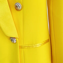 Load image into Gallery viewer, ACCA YELLOW Blazer Dress

