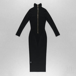 PRUNELLA Mesh Midi Dress