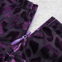 Load image into Gallery viewer, PSILOTUM Velvet Midi Dress
