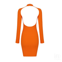 Load image into Gallery viewer, QUERCUS Cut-out Mini Bandage Dress
