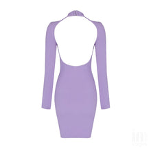 Load image into Gallery viewer, QUERCUS Cut-out Mini Bandage Dress
