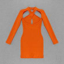 Load image into Gallery viewer, QUERCUS Cut-out Mini Bandage Dress
