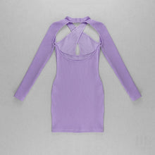 Load image into Gallery viewer, QUERCUS Cut-out Mini Bandage Dress
