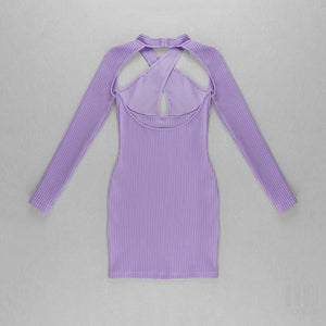 QUERCUS Cut-out Mini Bandage Dress