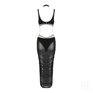 QUAMOCIT Designer Inspired Bandage Midi
