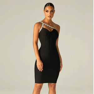 RANZANIA Mini Bandage Dress