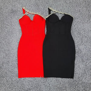 RANZANIA Mini Bandage Dress