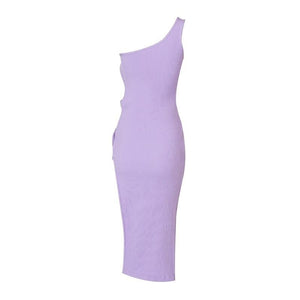 RAPHIA Bandage Midi Side Slit