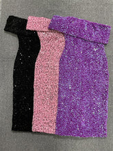 Load image into Gallery viewer, REHMANNIA Glitter Midi Dress
