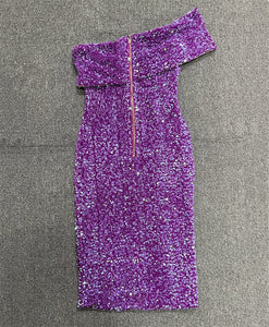 REHMANNIA Glitter Midi Dress