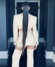 Load image into Gallery viewer, RUELLIA Blazer Mesh Pants Set
