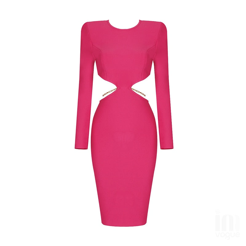 RUMOHRA Bandage Chain Belt Midi