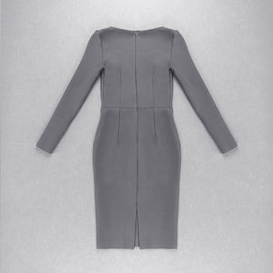 RUSCHIA Midi Bandage Dress