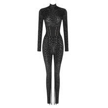 Load image into Gallery viewer, SATUREJA Leopard Jumpsuit + Belt
