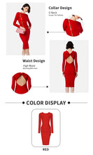 Load image into Gallery viewer, SARITAEA Backless Bandage Midi
