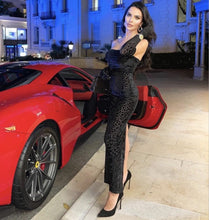 Load image into Gallery viewer, SCADOXUS Leopard Dress w/ Gloves
