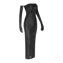 Load image into Gallery viewer, SCADOXUS Leopard Dress w/ Gloves

