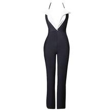 Load image into Gallery viewer, SEMELE Backless V-Neck Jumpsuit
