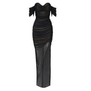 SOLDANELLA Black Mesh Bandage