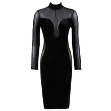 Load image into Gallery viewer, SOLLYA Mesh Velvet Midi
