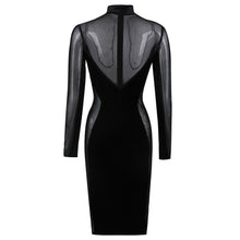 Load image into Gallery viewer, SOLLYA Mesh Velvet Midi
