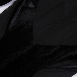 SOLLYA Mesh Velvet Midi
