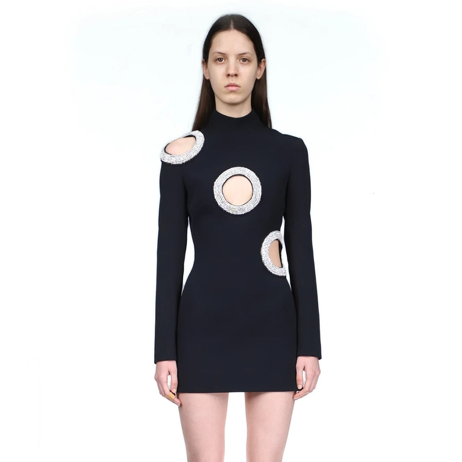 SORBUS Bandage Long Sleeve Mini