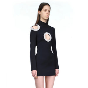 SORBUS Bandage Long Sleeve Mini