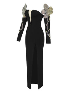 STYPHELIA Bandage Long Dress