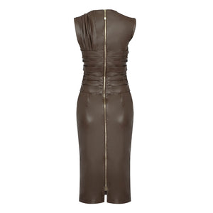 SYRINGA Faux Leather Midi (no gloves)