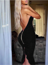 Load image into Gallery viewer, TAGETES Bandage Backless Midi
