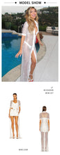 Load image into Gallery viewer, THYMUS Crystal Mesh Long Dress
