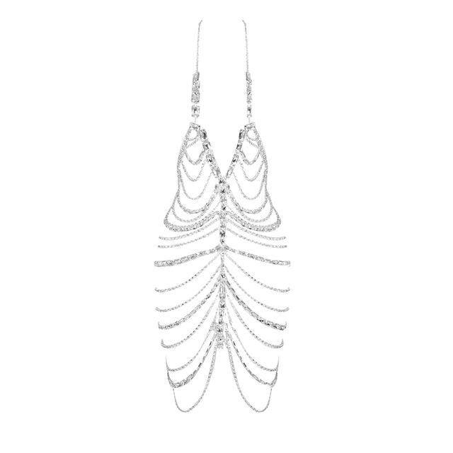 TEMPLETONIA Crystal Chain Dress