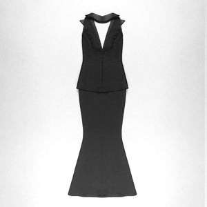 THUNBERGIA Bandage Long Dress