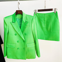 Load image into Gallery viewer, THUJOPSIS Blazer Skirt Set
