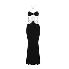 Load image into Gallery viewer, TERMINALIA Bandage Chain Long Dress
